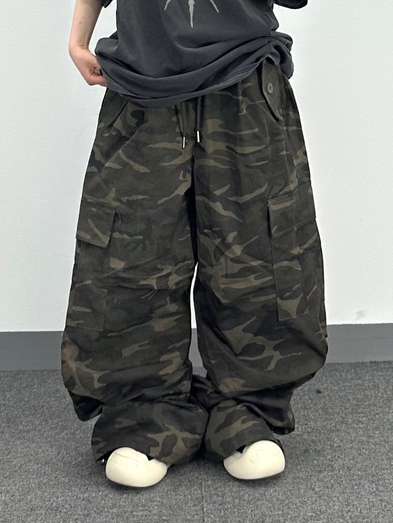 camo combat cargo pants