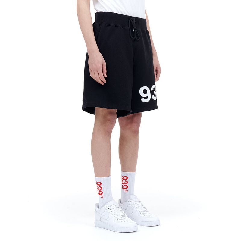 939 LOGO SWEAT SHORTS (BLACK)