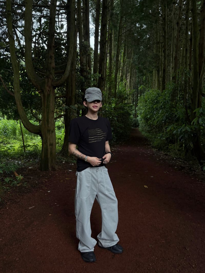 DISCERNMENT（ディサーンメント）の「Basque-dyed Fatigue Wide Pants 3C（Pants）」