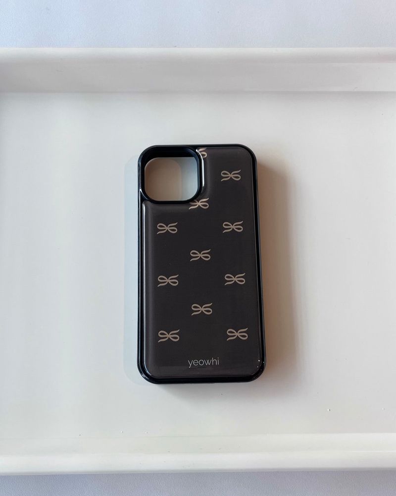 [MADE] mini logo epoxy bumper case_brown