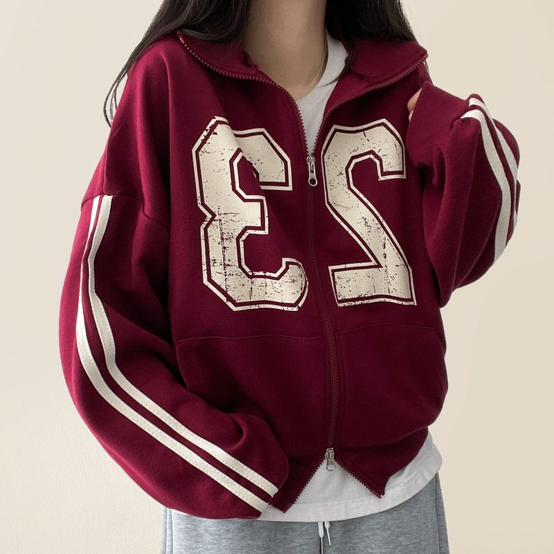 23 Number Track Zip-Up