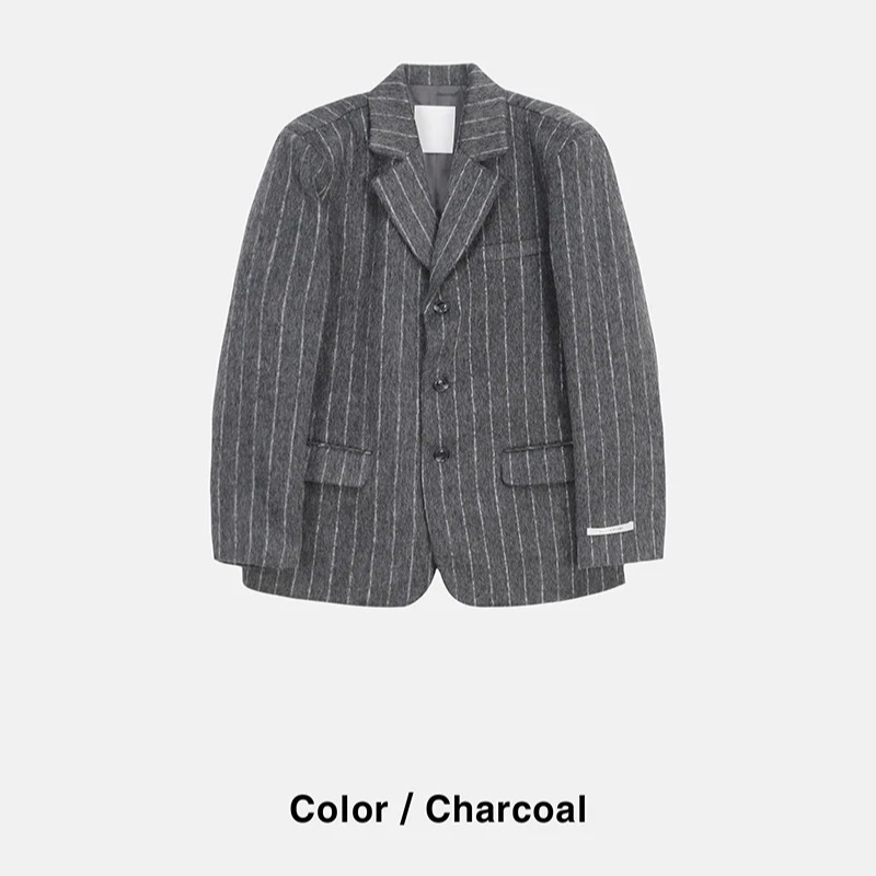 [F/W] Hairy Stripe overfit blazer(2color)