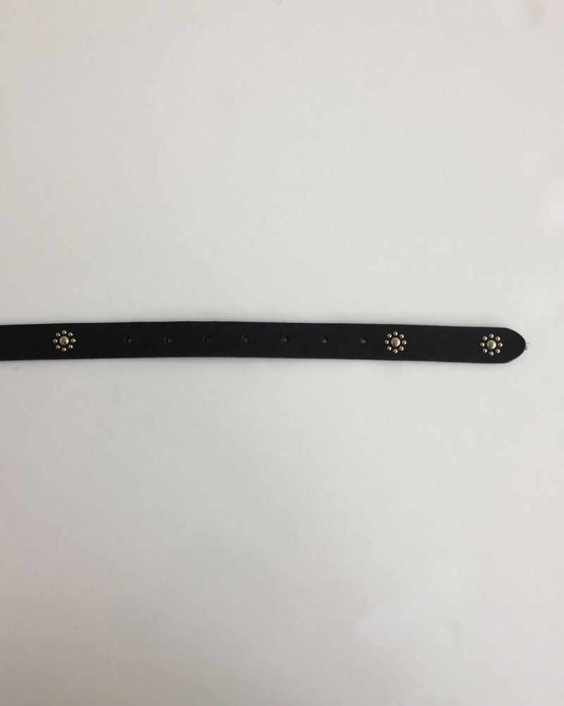 Horsebit leather belt(5color)