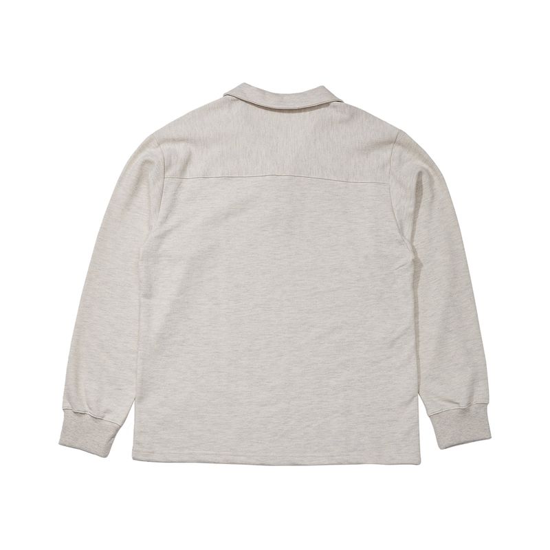 MU-WI PIN-KNIT COLLAR-TEE (Oatmeal)