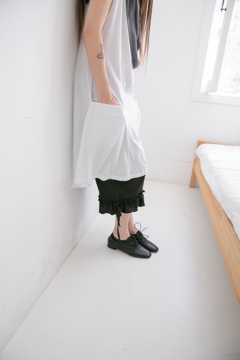 pocket deep sleeveless ops(3colors)