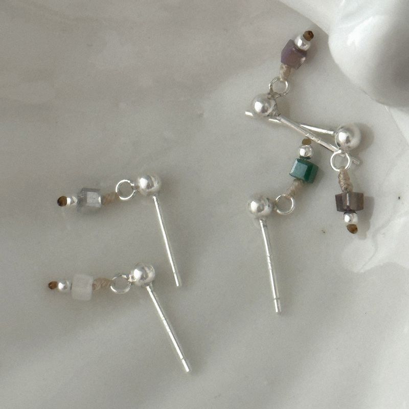 [CCNMADE] TINYⅠ Earring (7color)