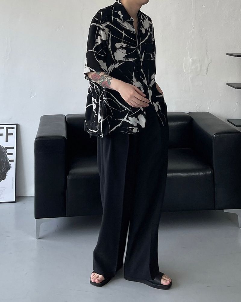 OWN Drawing Pattern Shirt (2 colors)