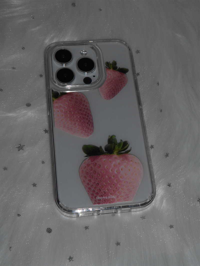 unripe strawberry jelly hard case
