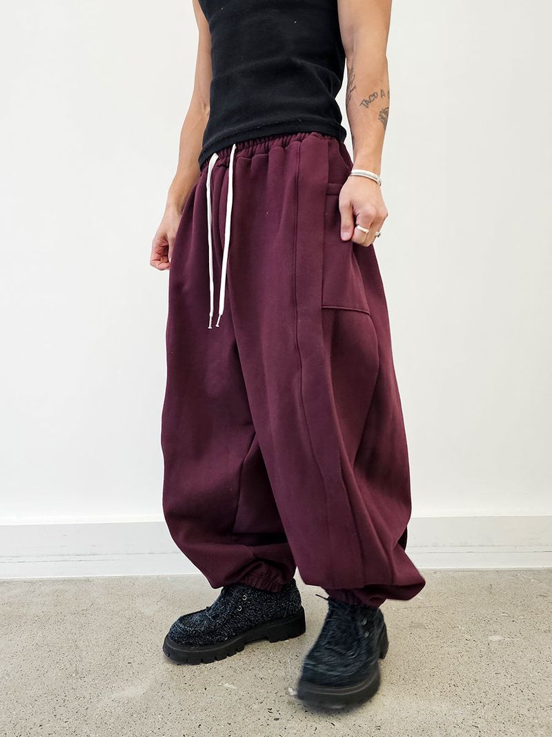 VENTIQUE Wave fleece jogging pants 4color