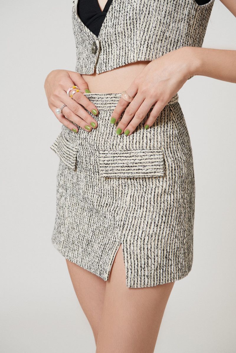 EVIE holly SKIRT CREAM