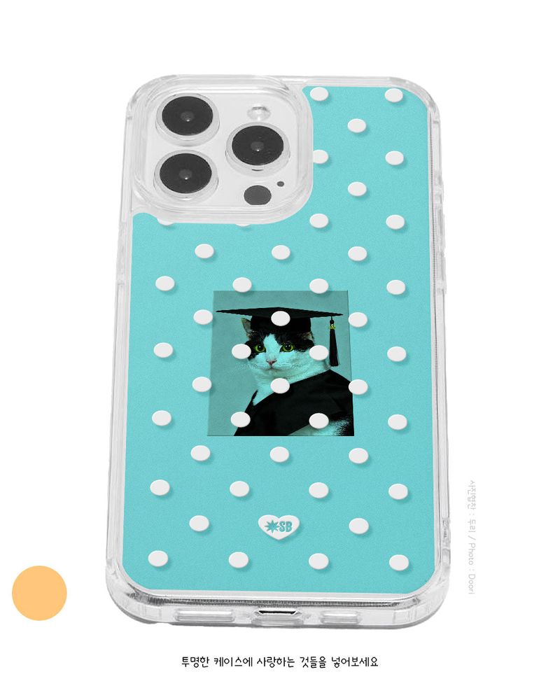 DOT JELLY Gel Hard Slim Phone Case - soda blue
