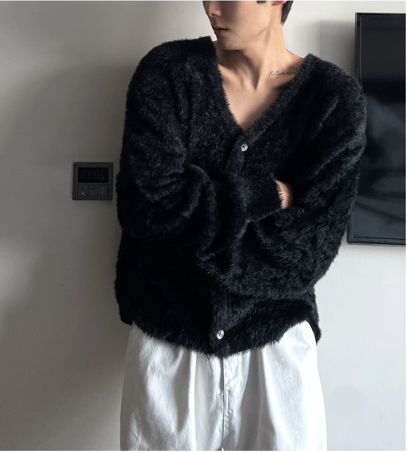 london mohair cardigan