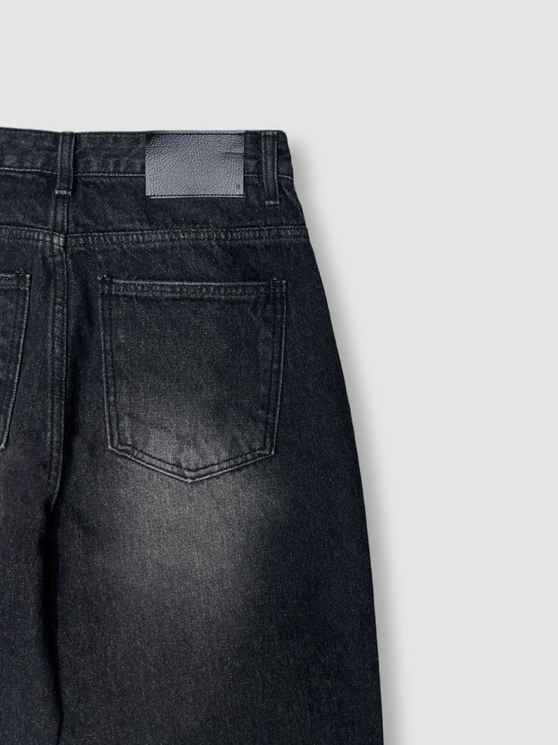 Spoken Wide Black Denim Pants (S, M, L, XL, 2XL)