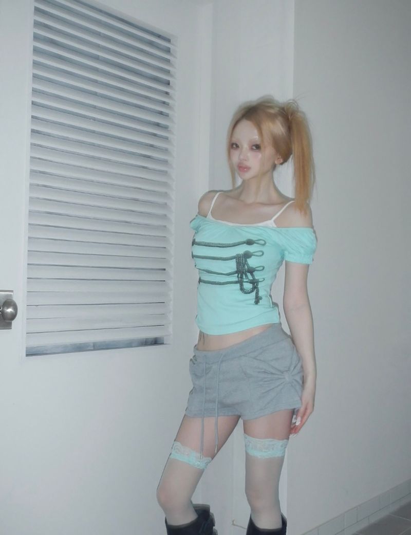 rope y2k top(2 color)