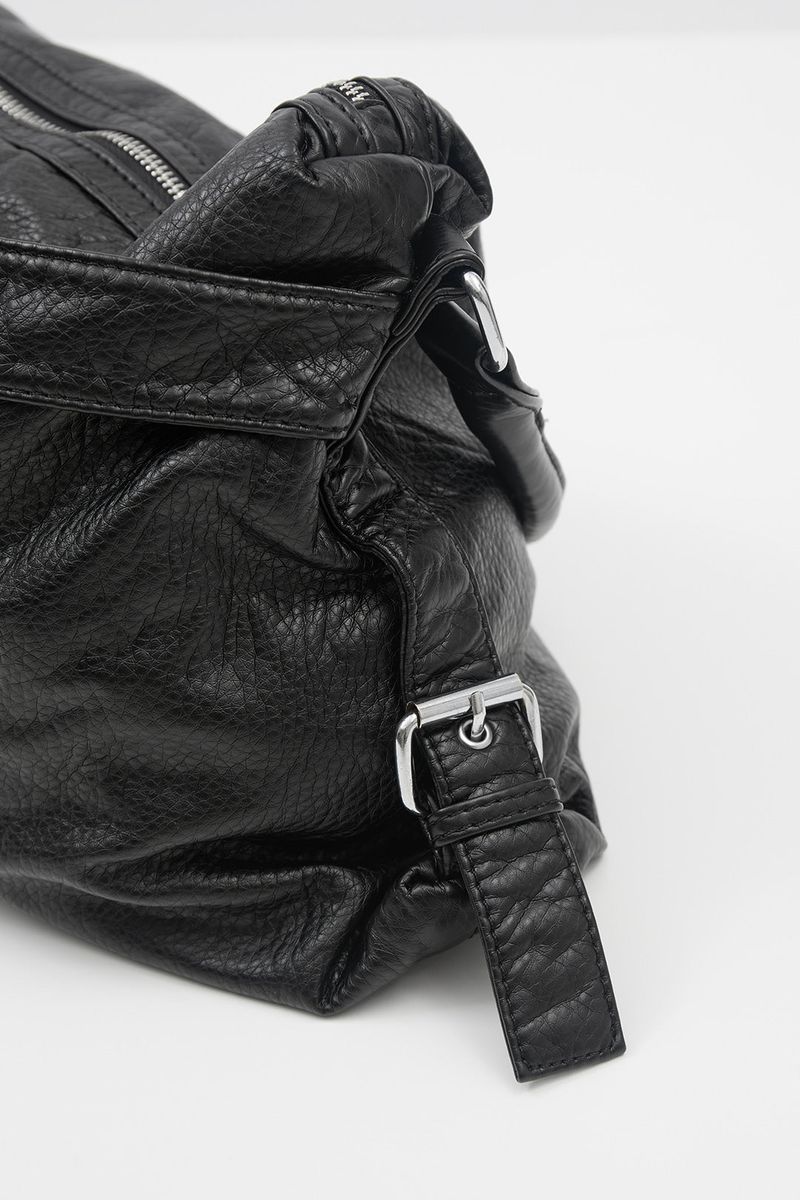 Brim crack leather 2-way bag