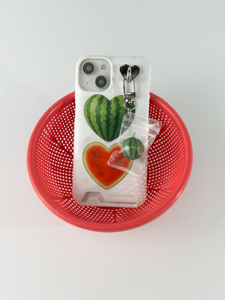 Heart Watermelon Card Hard Case