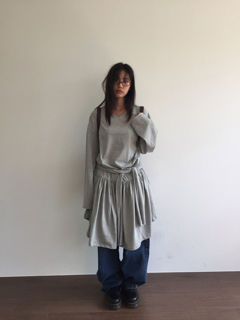 Barrel Wide Balloon Denim (1color)