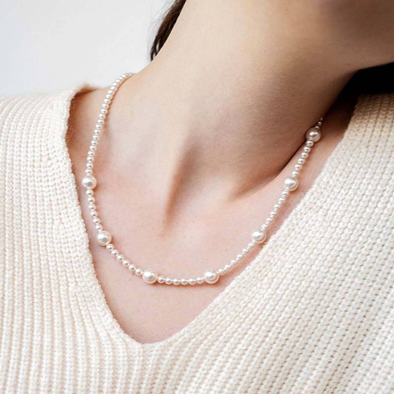 L'OMBRILLANT（ロムブリラント）の「Bell soiree pearl necklace（Accessories）」