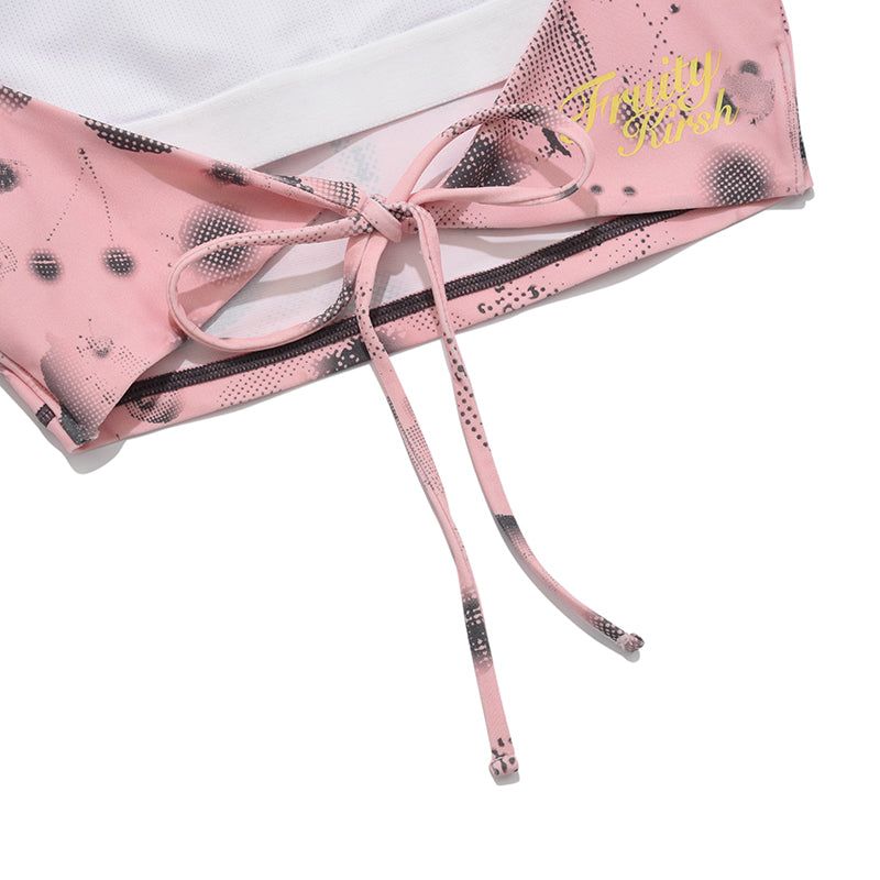 LAYERED LONG SLEEVE RASHGUARD [PINK]