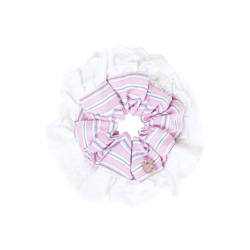 cozing(コジング)の「Lace scrunchie_pink(Hair Accessories)」