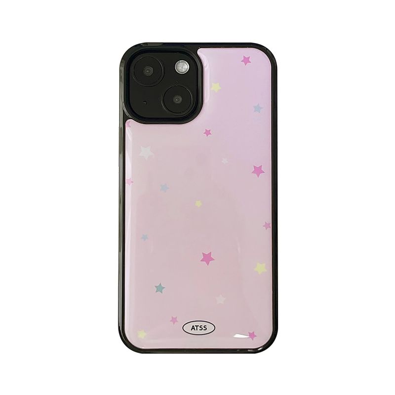 allthesamestudio(オールザセイムスタジオ)の「Pastel star epoxy bumper case(pink)(Smartphone Accessories)」