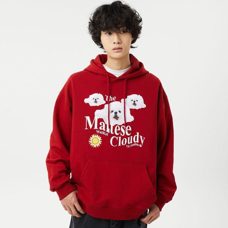 (NO napping) Maltese cloudy hood