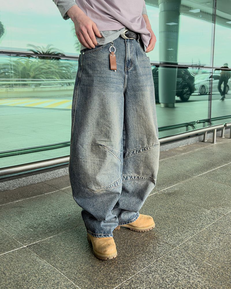 JIIGEUM(ジグム)の「Nova Curved Panel Denim Pants(Pants)」