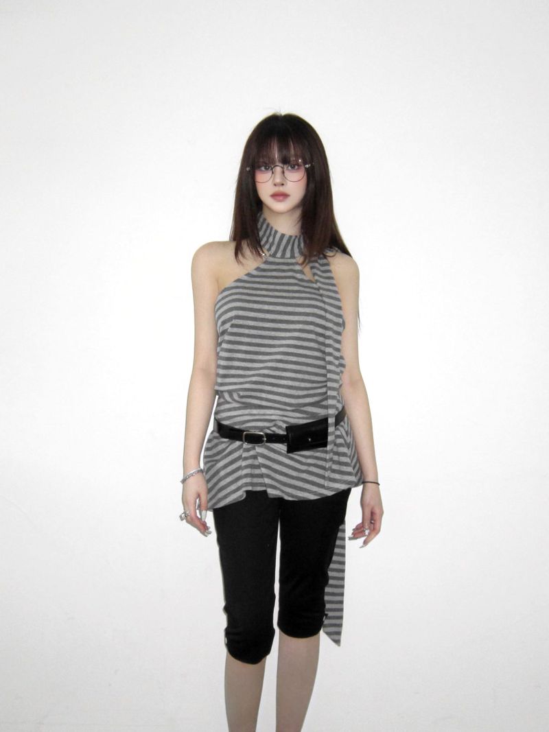 Backless mini dress top