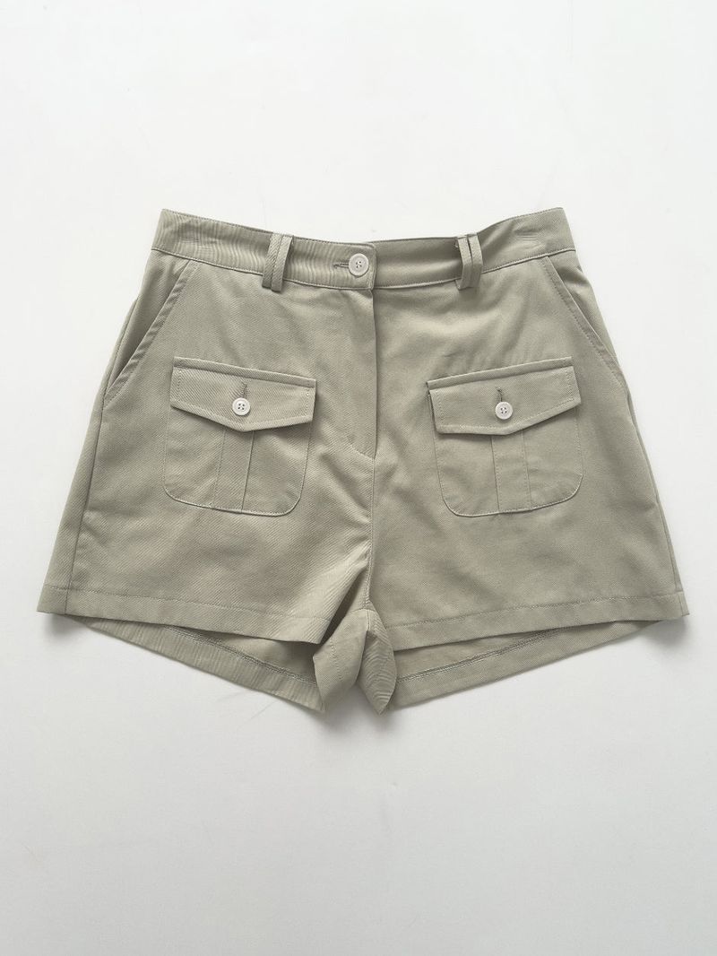 Deuan Two-Pocket Cotton Shorts