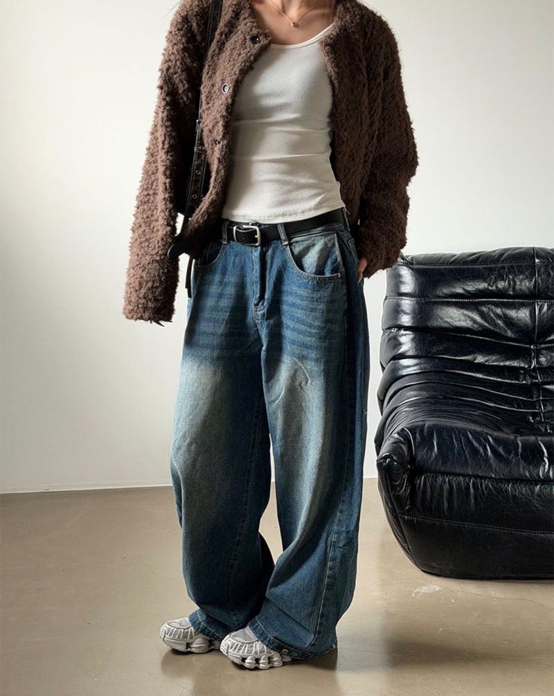 [Unisex] Alphaca fur cardigan(2color)