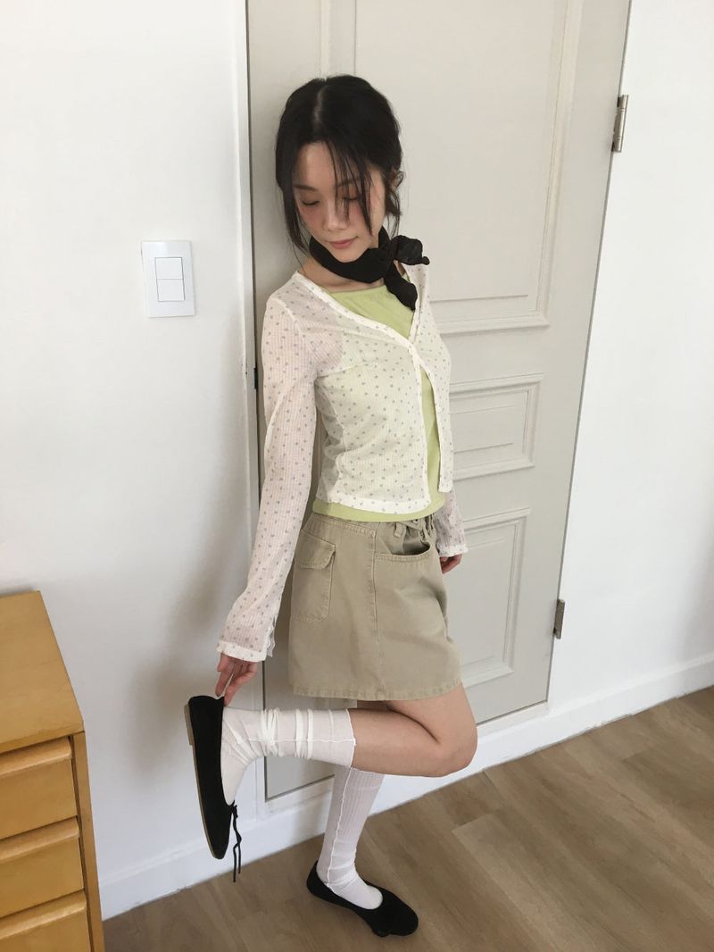Cotton button shorts (3color)