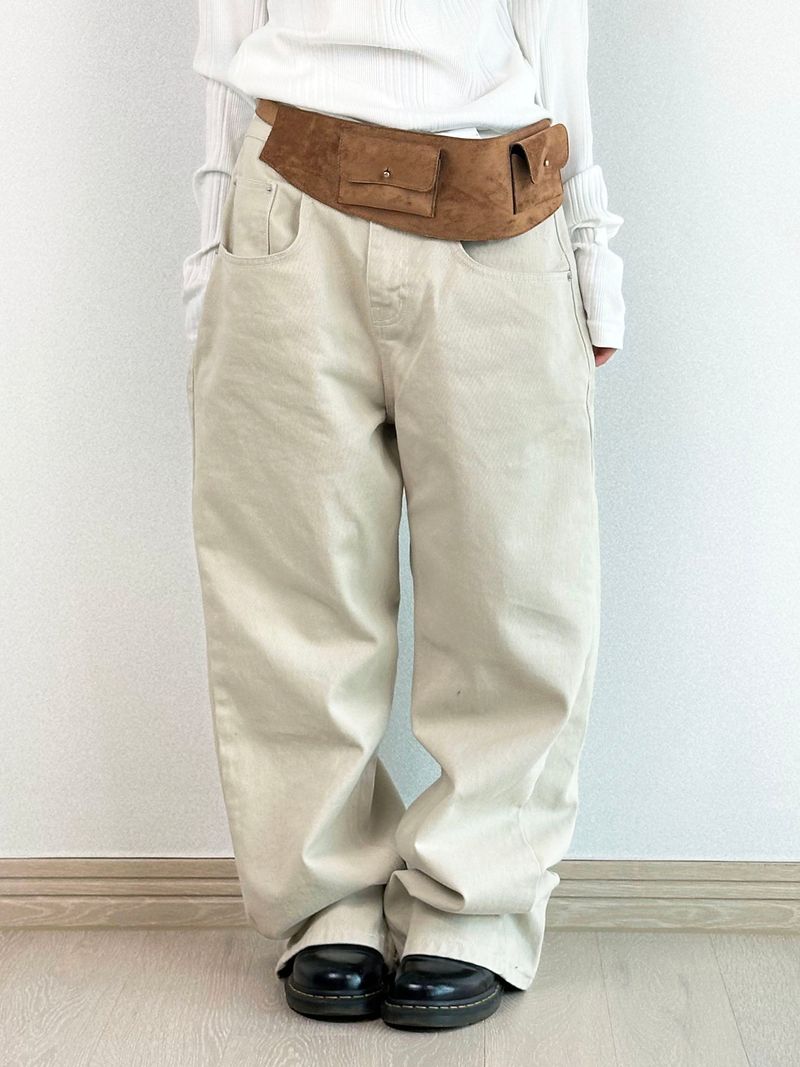 u little rascal（ユーリトルラスカル）の「フロントスリットコットンパンツ（パンツ）」
