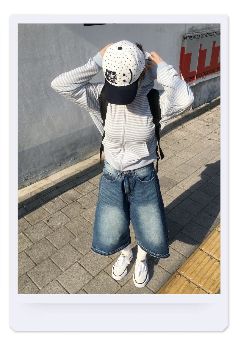 Stripe Summer Boucle Hood Zip-Up (3c)  