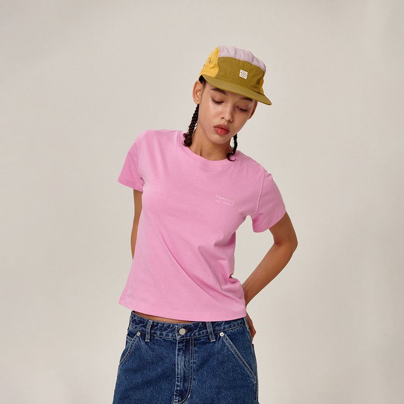 Fika Classic Logo T-Shirt Pink