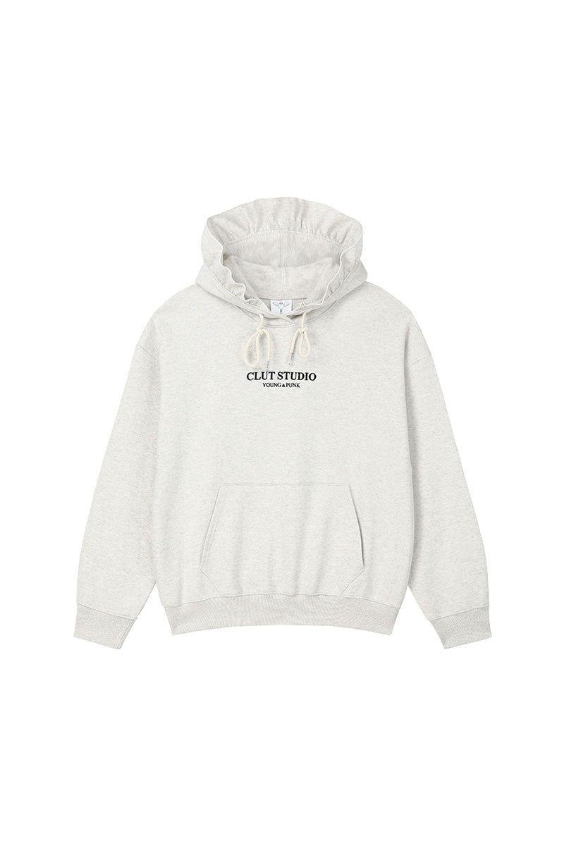 oversize ruffle hoodie