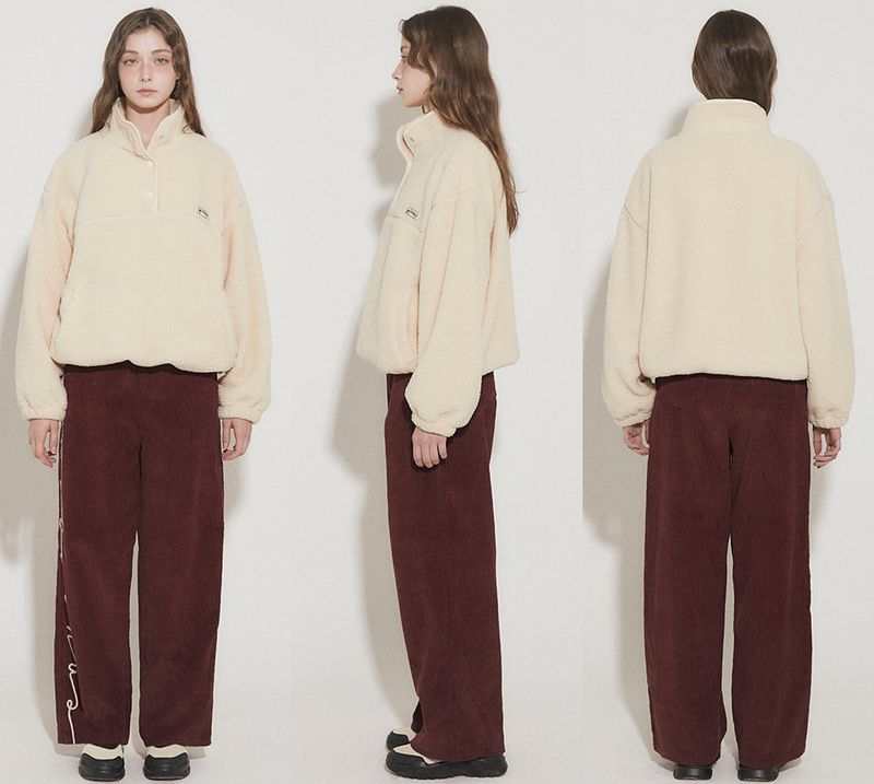 FLUFF FLEECE PULLOVER [IVORY]