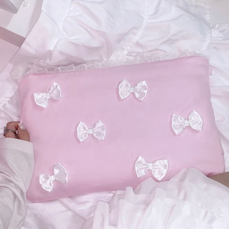 Hime bow tablet/laptop pouch (16inch)