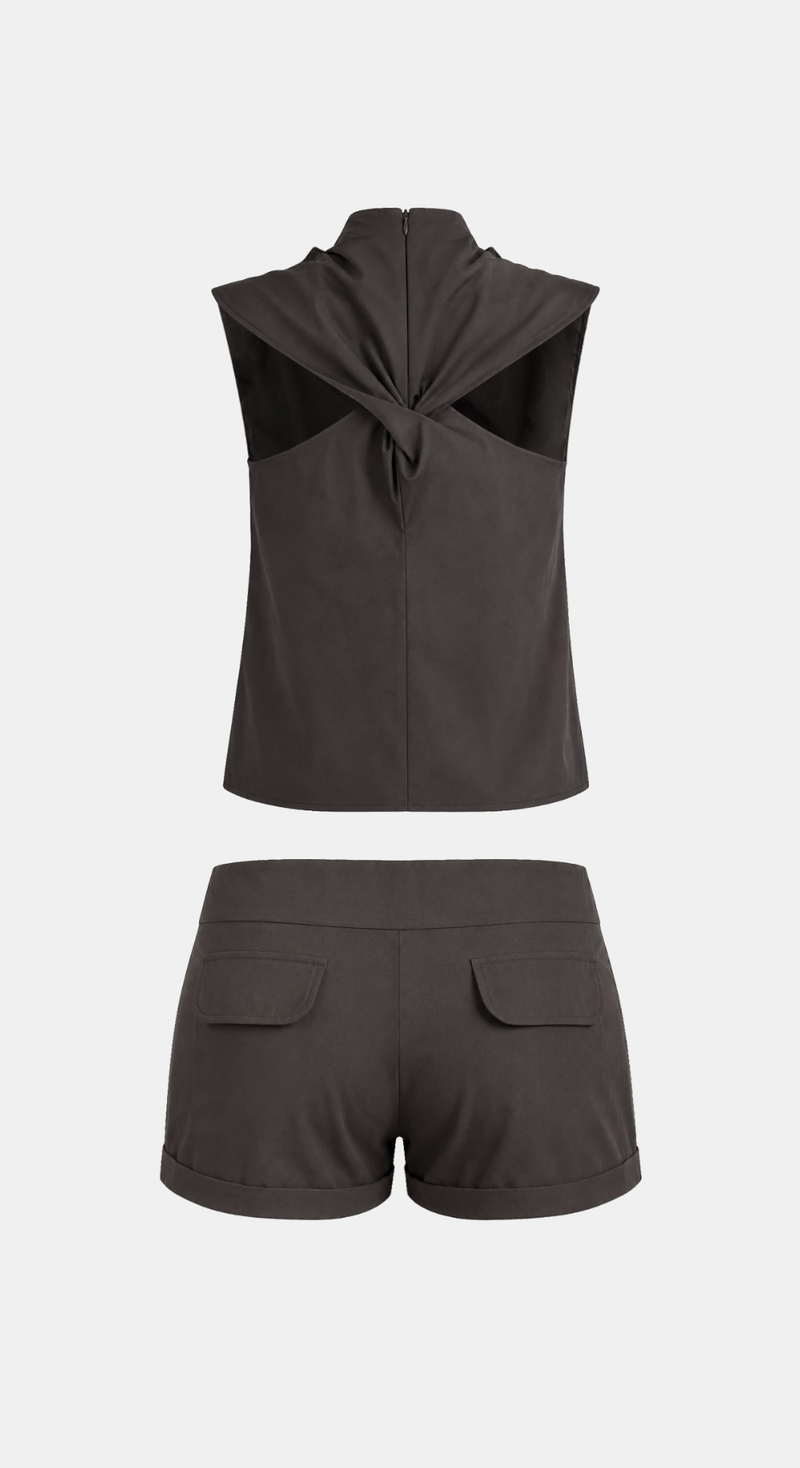 Nessa Tailored Blouse & Pants Set