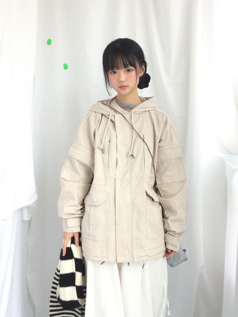 Vintage Pocket Half Bomber Jacket