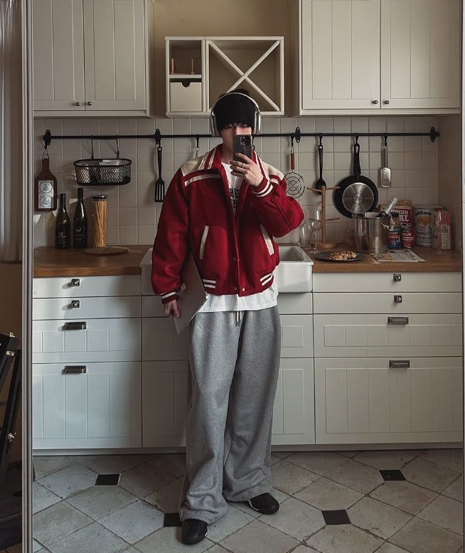 Nouz Pintuck Belted Balloon Brushed Sweatpants