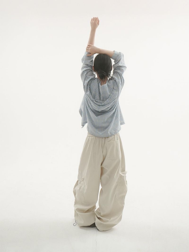 Toni pintuck cargo pants -3C