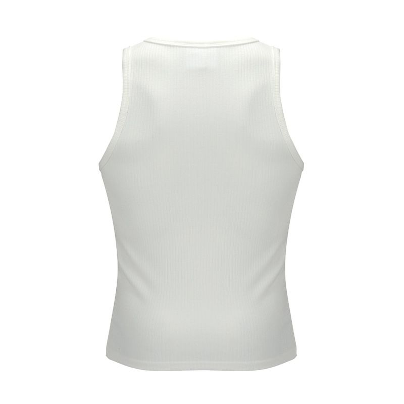 Double Loop Logo Sleeveless White