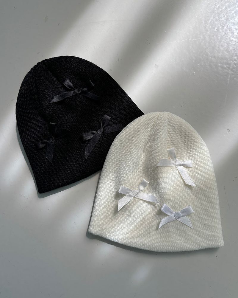 Ribbon beanie