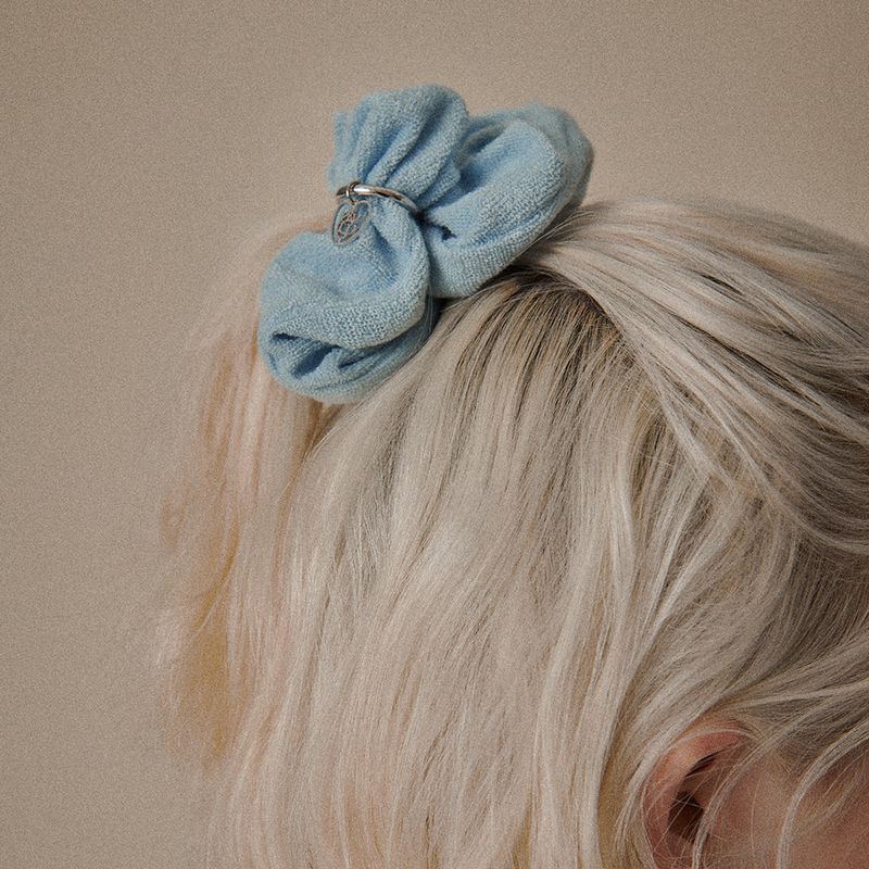 Terry Logo Pendant Scrunchie (2Colors)