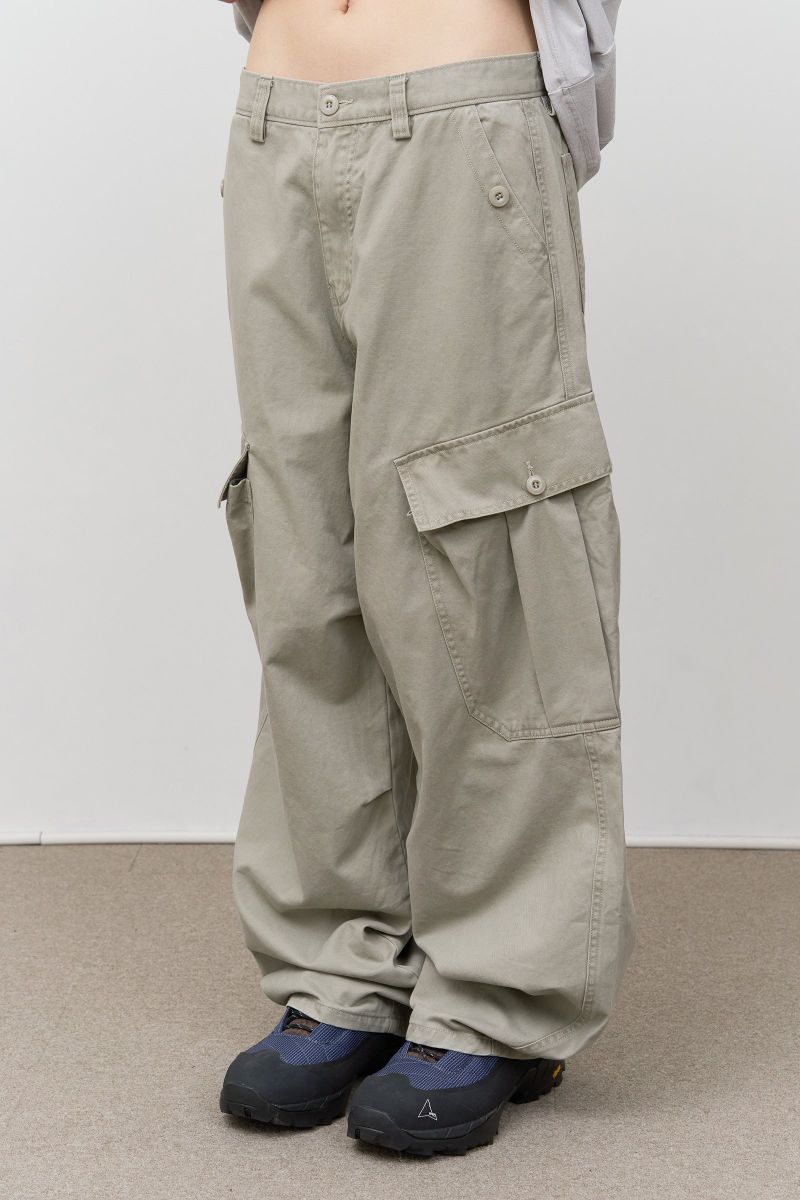 (W) Grein Washed Cargo Pants