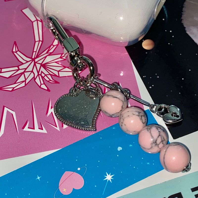 MADE ink pink Keyring