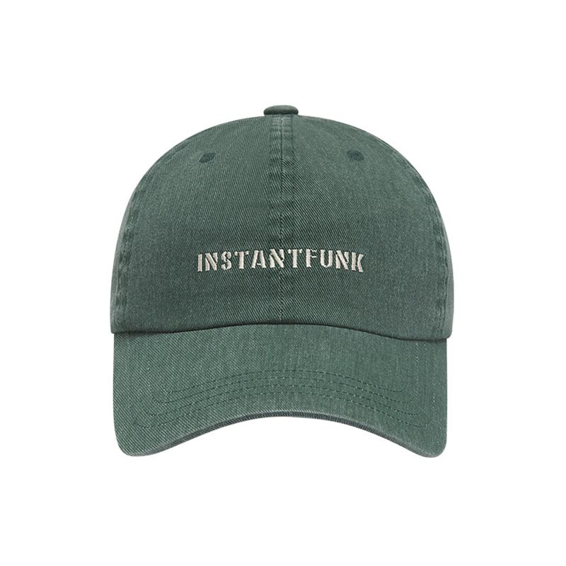 INSTANTFUNK（インスタントファンク）の「Washed logo baseball cap（Hats）」