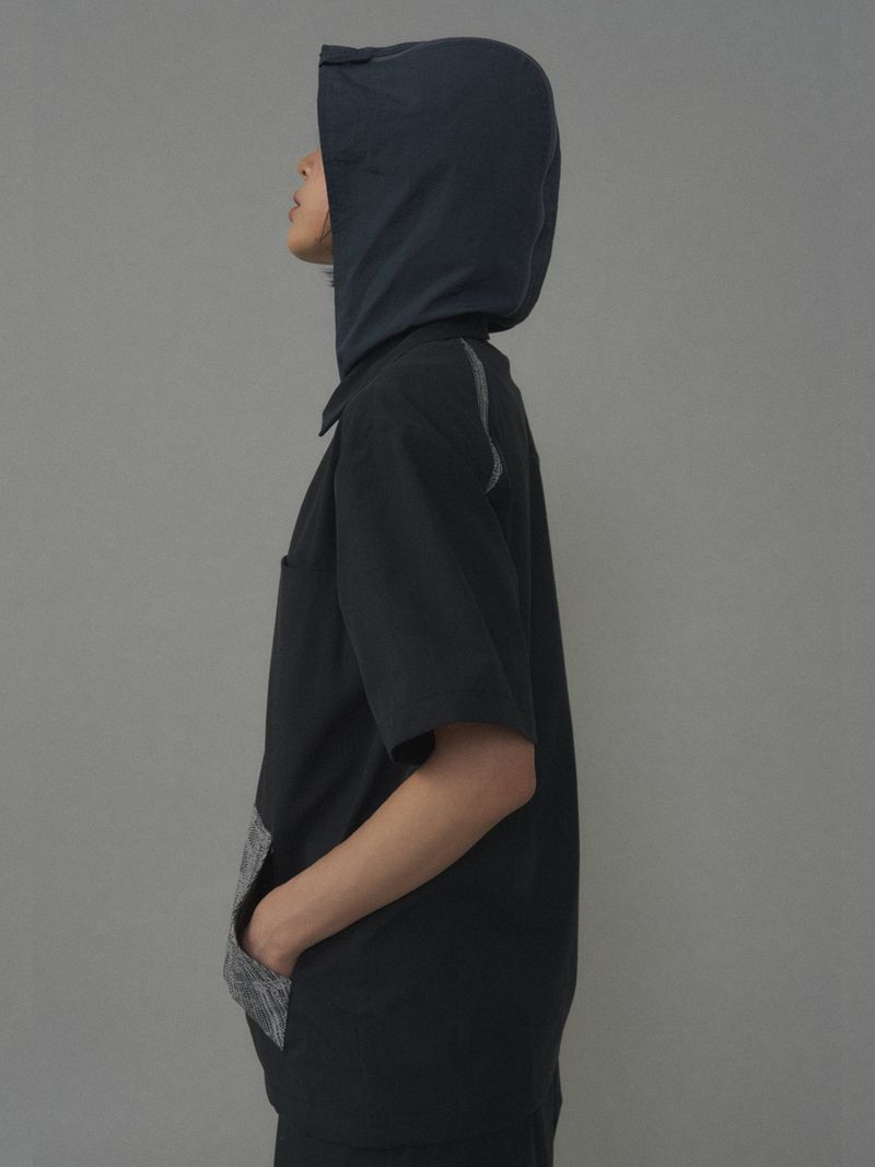  2WAY 01 REVERSIBLE HOOD JAKET BLACK