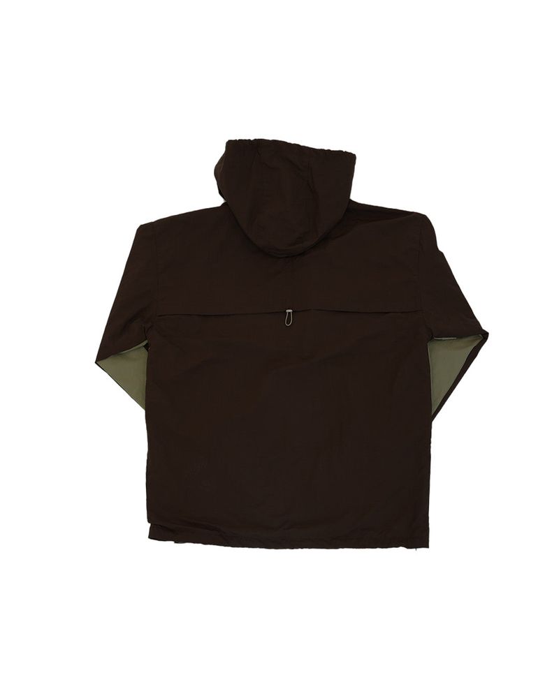 Two string windbreak / brown