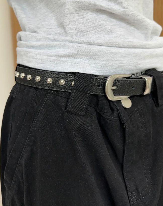Toen-dyed diagonal cargo pants